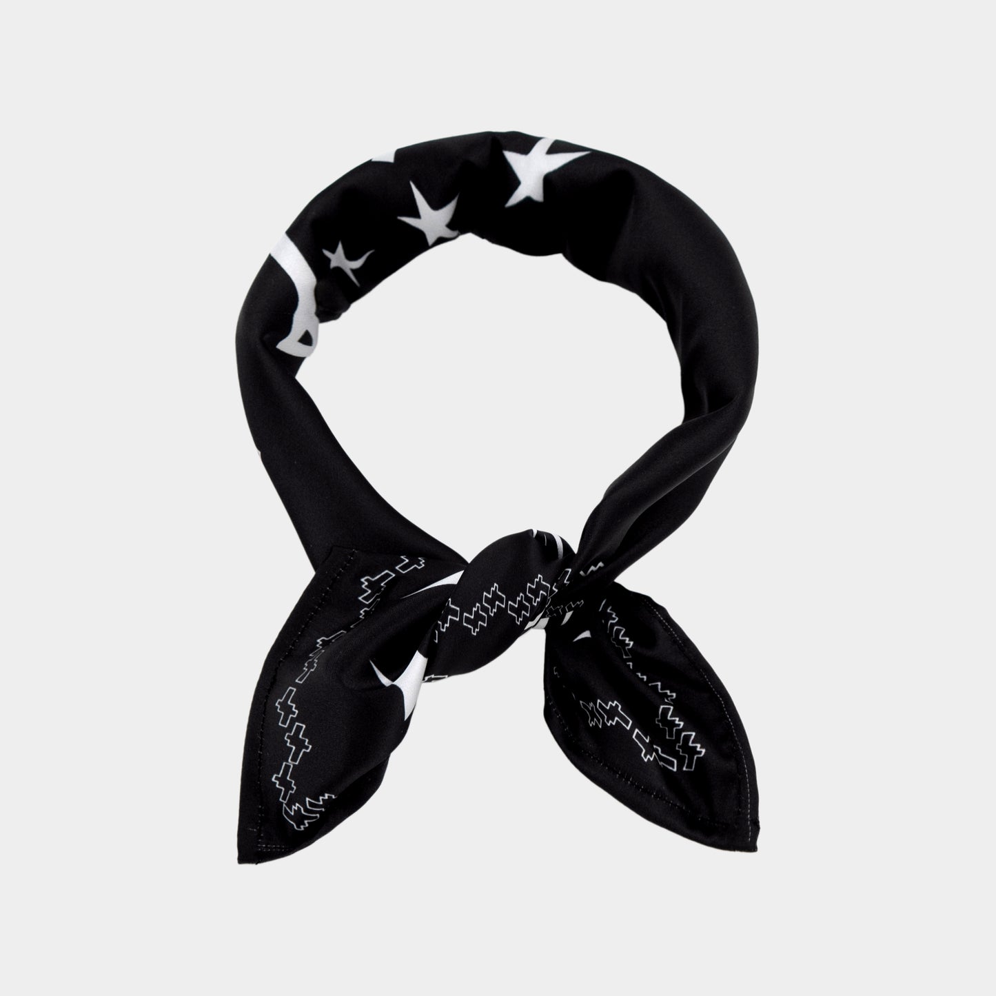 [BAYLA] - "BLACK" SATIN BANDANA OF 2025